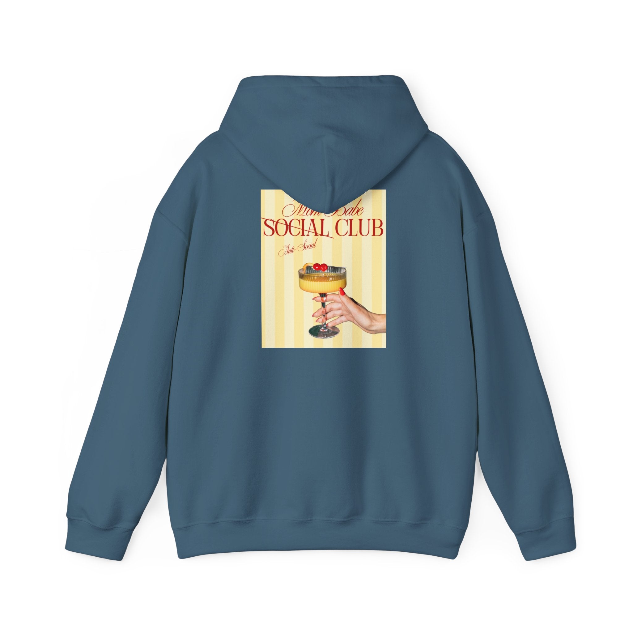Mom Babe Anti-Social Club - Cocktail Graphic Hoodie