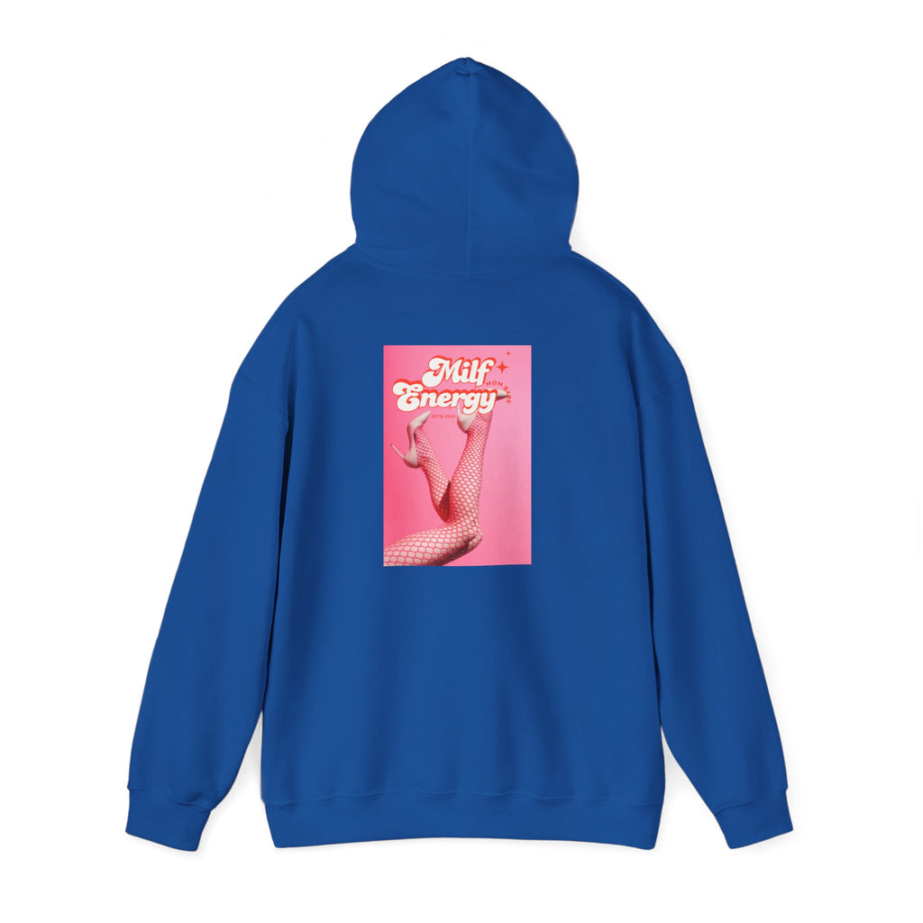 MILF Energy Mom Babe — Fishnet Graphic Hoodie