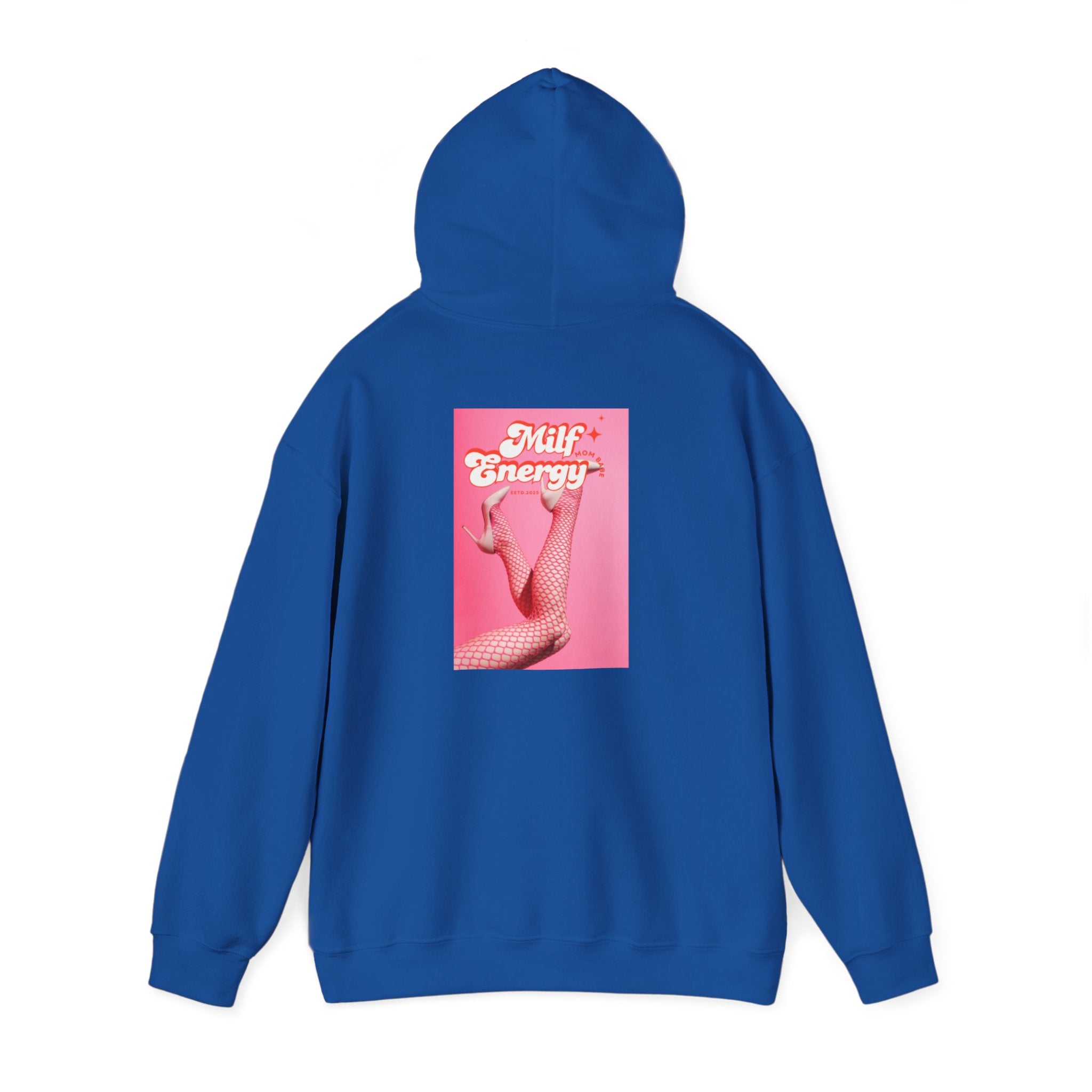MILF Energy Mom Babe — Fishnet Graphic Hoodie