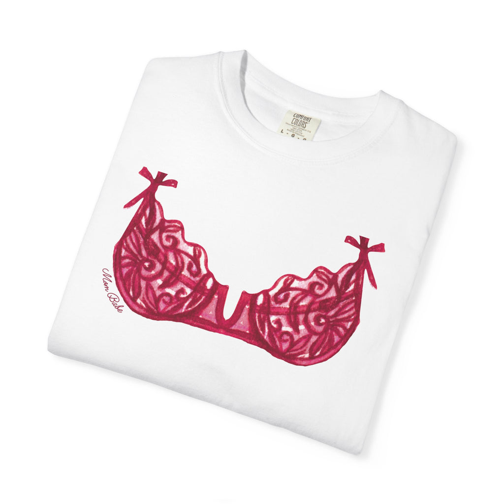 MILF Mom Babe - Bra Tee Pink