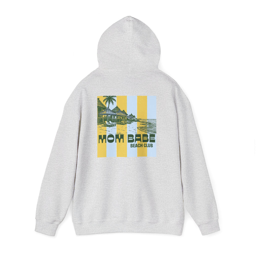 Mom Babe Beach Club — Graphic Hoodie
