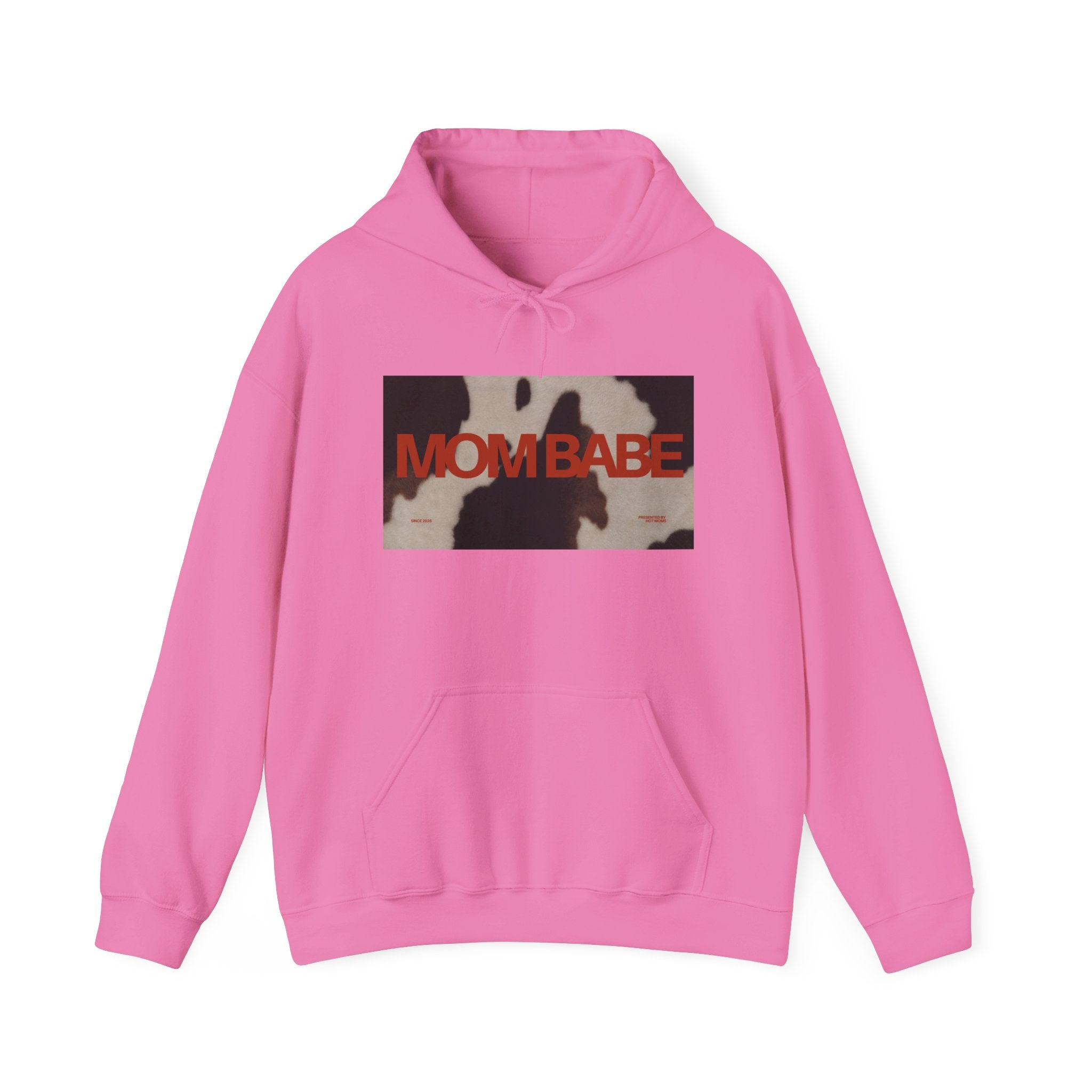 Mom Babe — Cowhide Graphic Hoodie