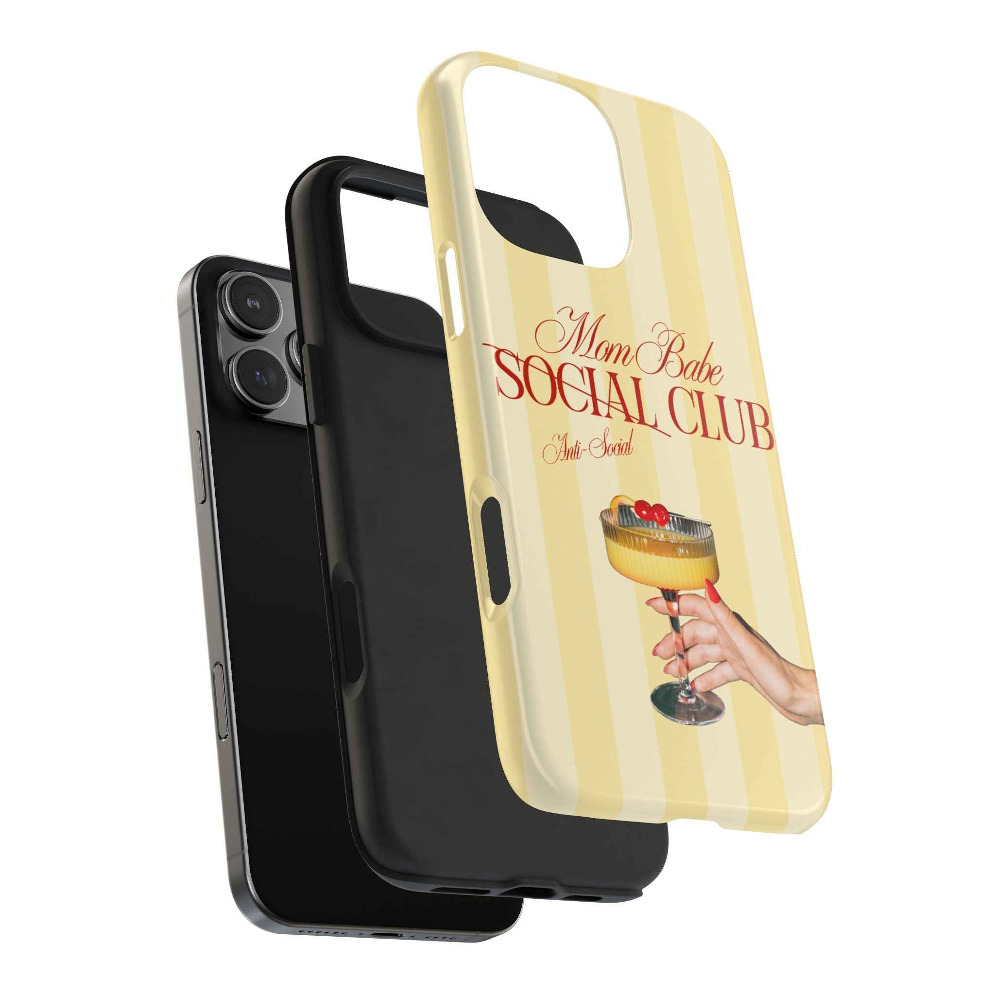 Mom Babe Anti-Social Club Tough Phone Case