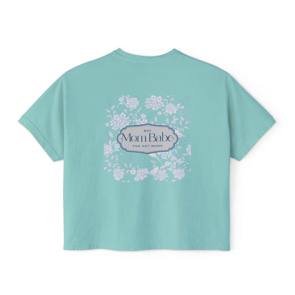 Boy Mom Babe - Floral Graphic Tee