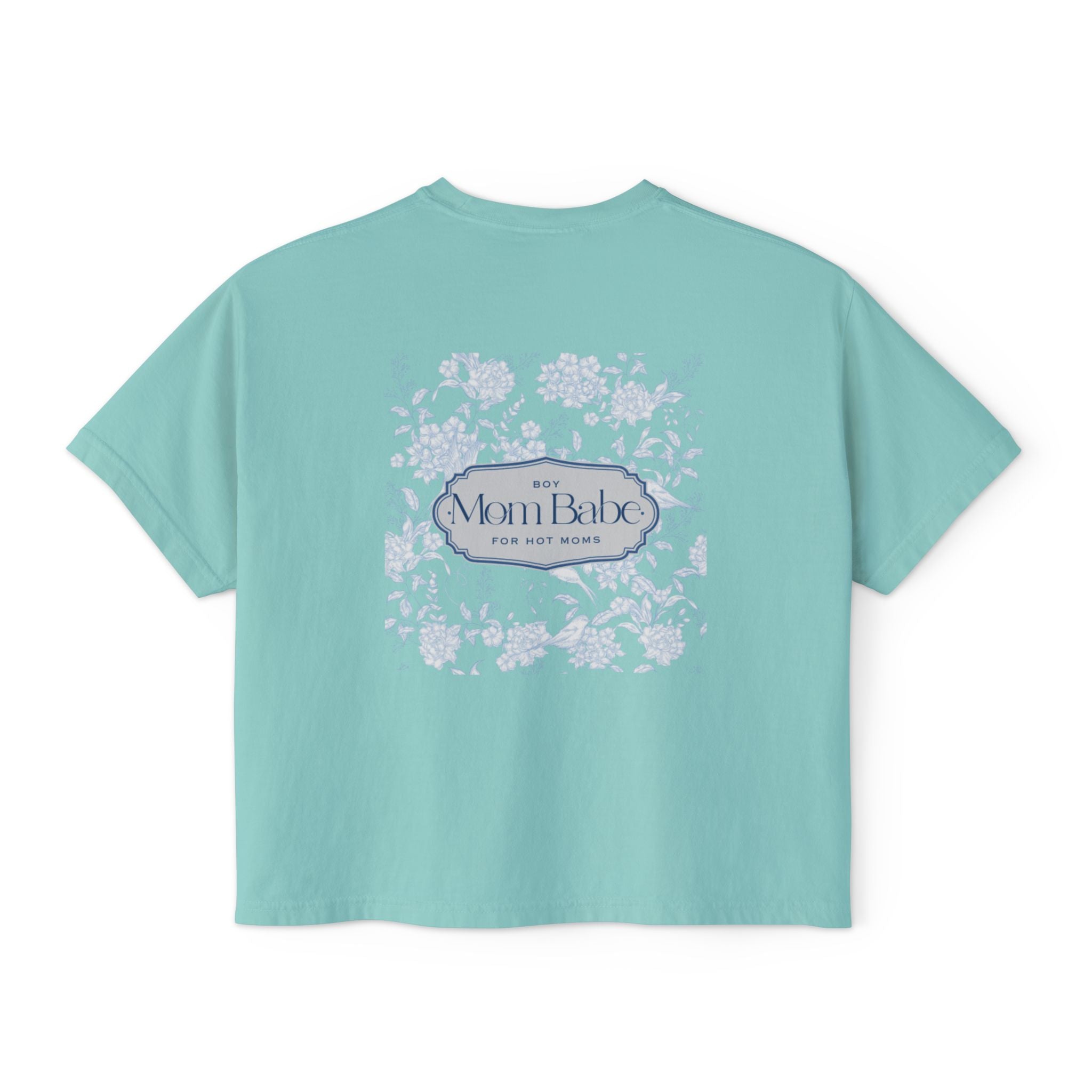Boy Mom Babe - Floral Graphic Tee