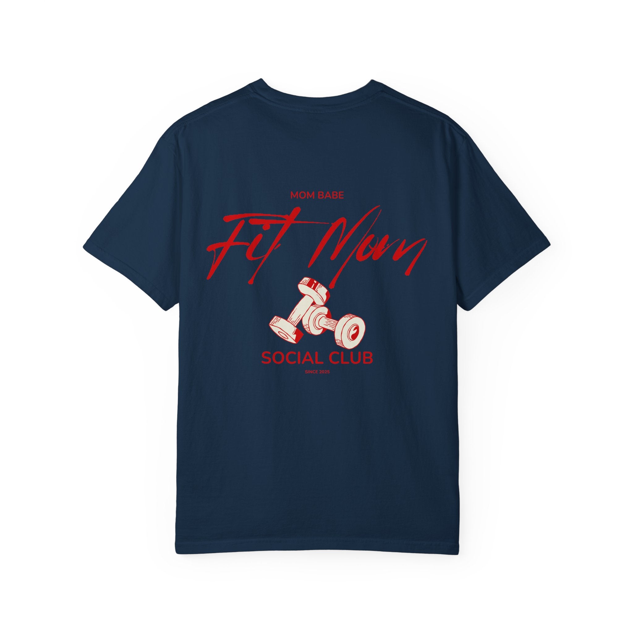 Fit Mom Social Club - Mom Babe Tee Red