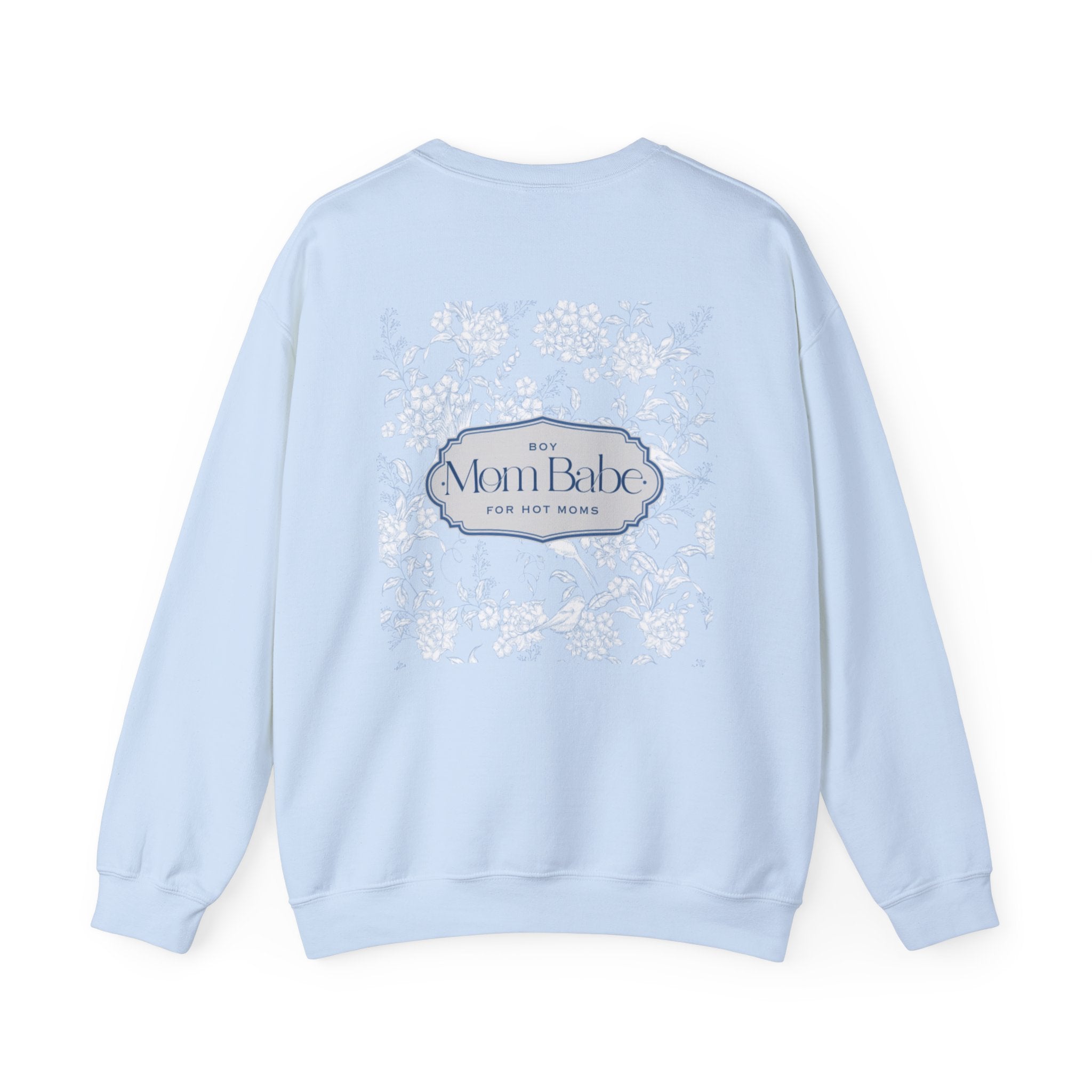 Boy Mom Babe - Floral Graphic Sweatshirt