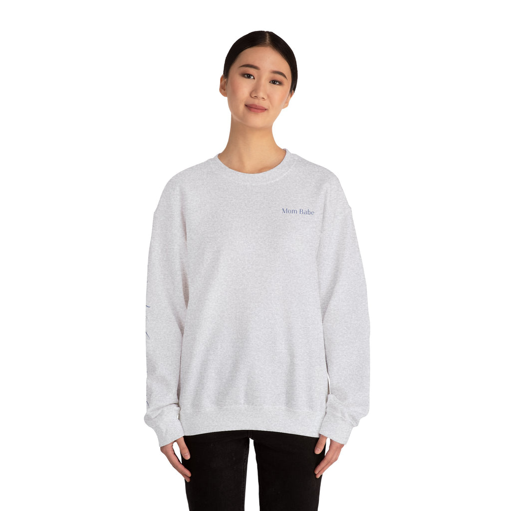 Treasure Valley Mom Club - Striped Graphic Sweatshirt