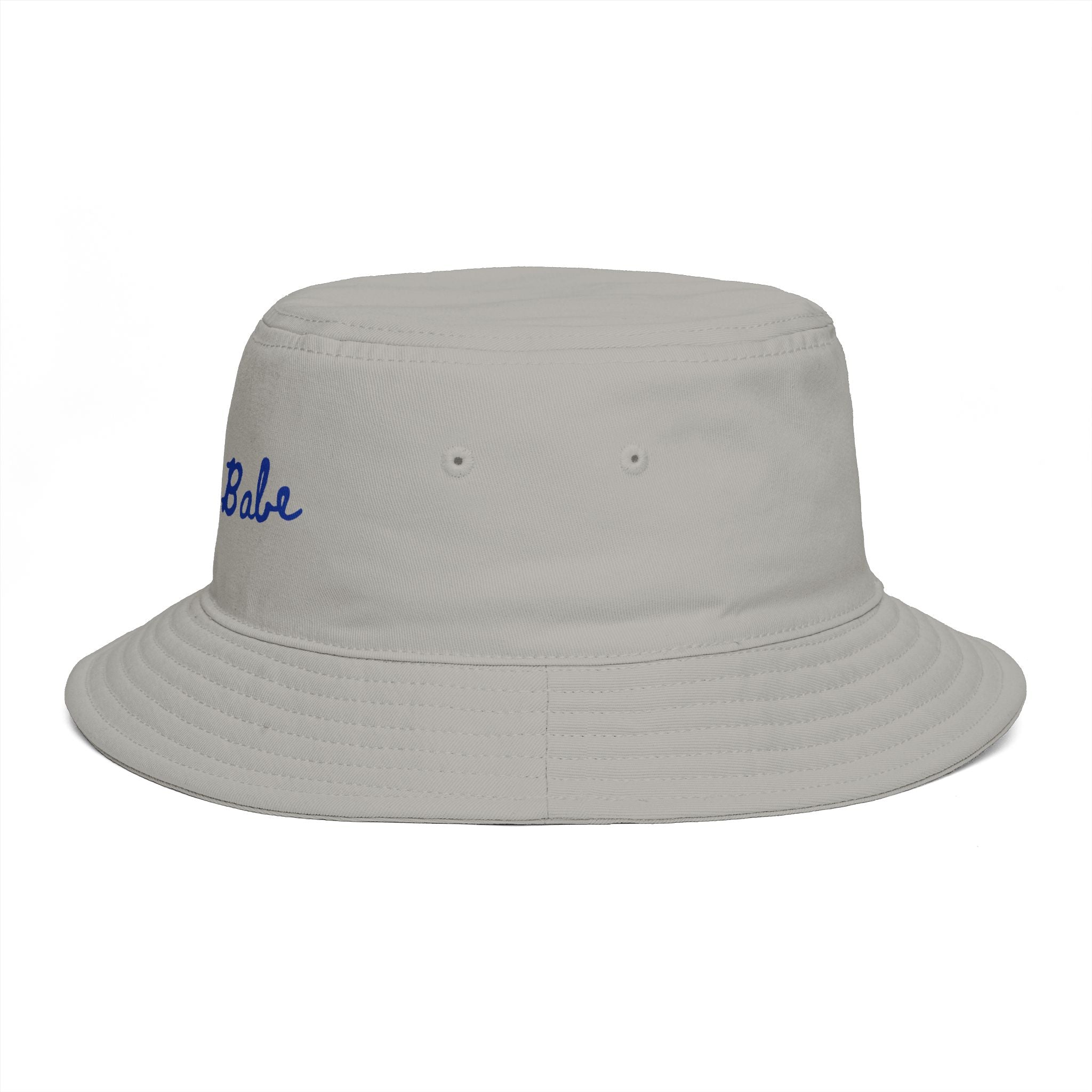 Mom Babe Bucket Hat — Blue Embroidery