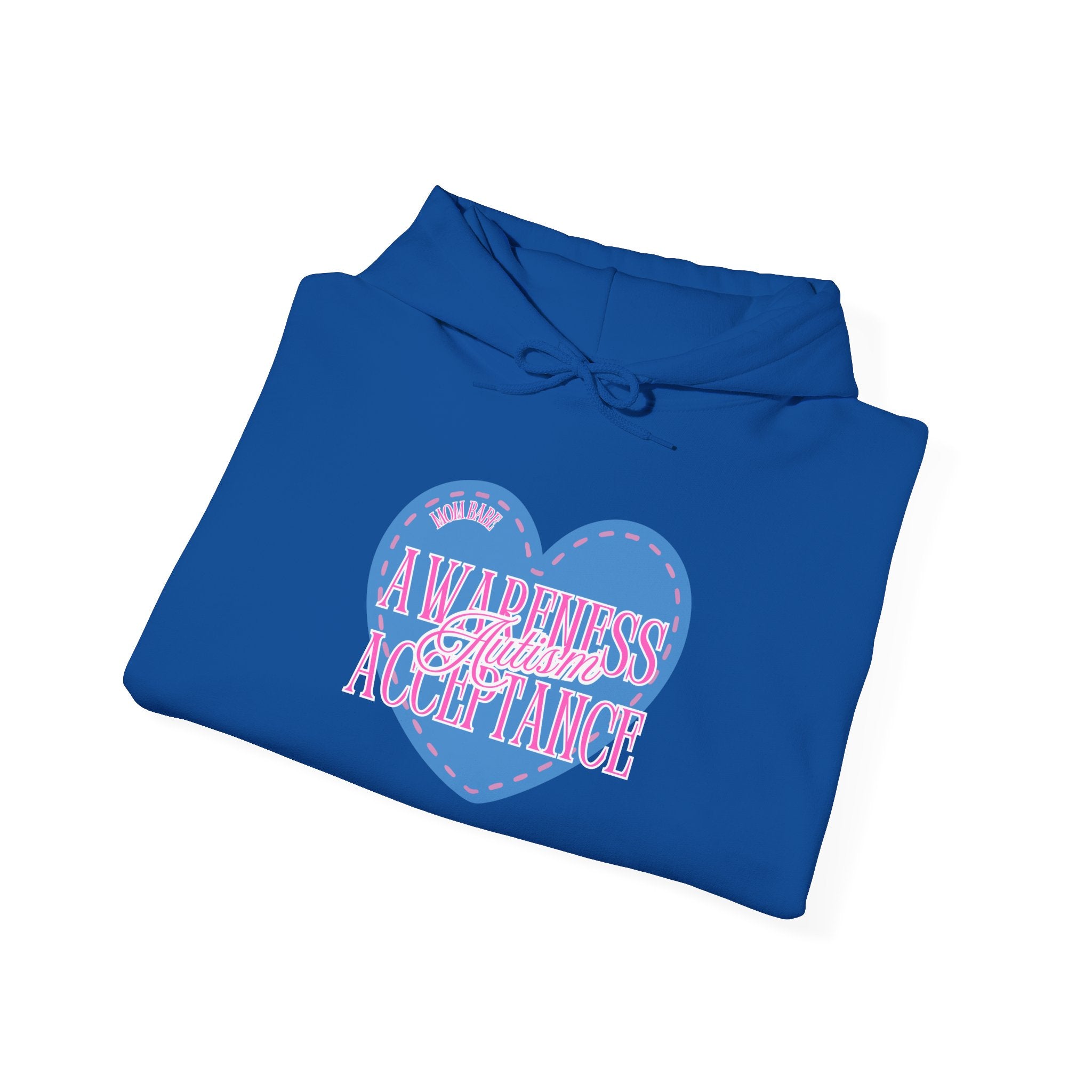 Autism Awareness and Acceptance — Stitched Heart Hoodie