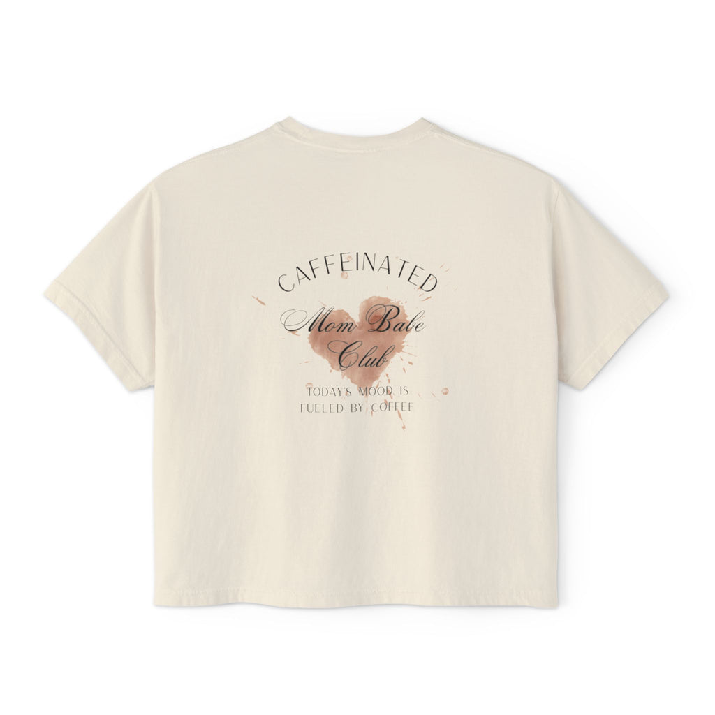 Caffeinated Mom Babe Club - Heart Spill Graphic Tee