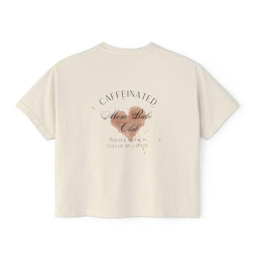 Caffeinated Mom Babe Club - Heart Spill Graphic Tee