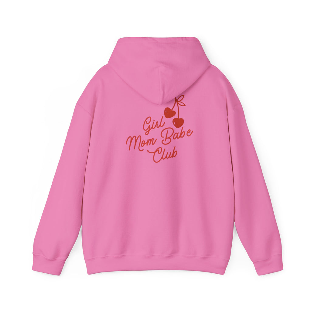 Girl Mom Babe Club - Cherry Graphic Hoodie