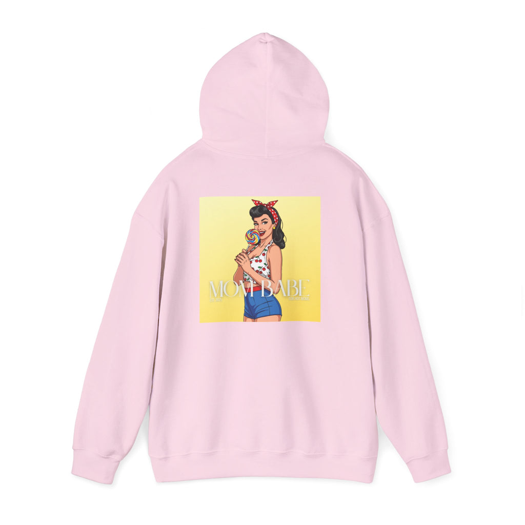 Mom Babe - For Hot Moms Pinup Graphic Hoodie