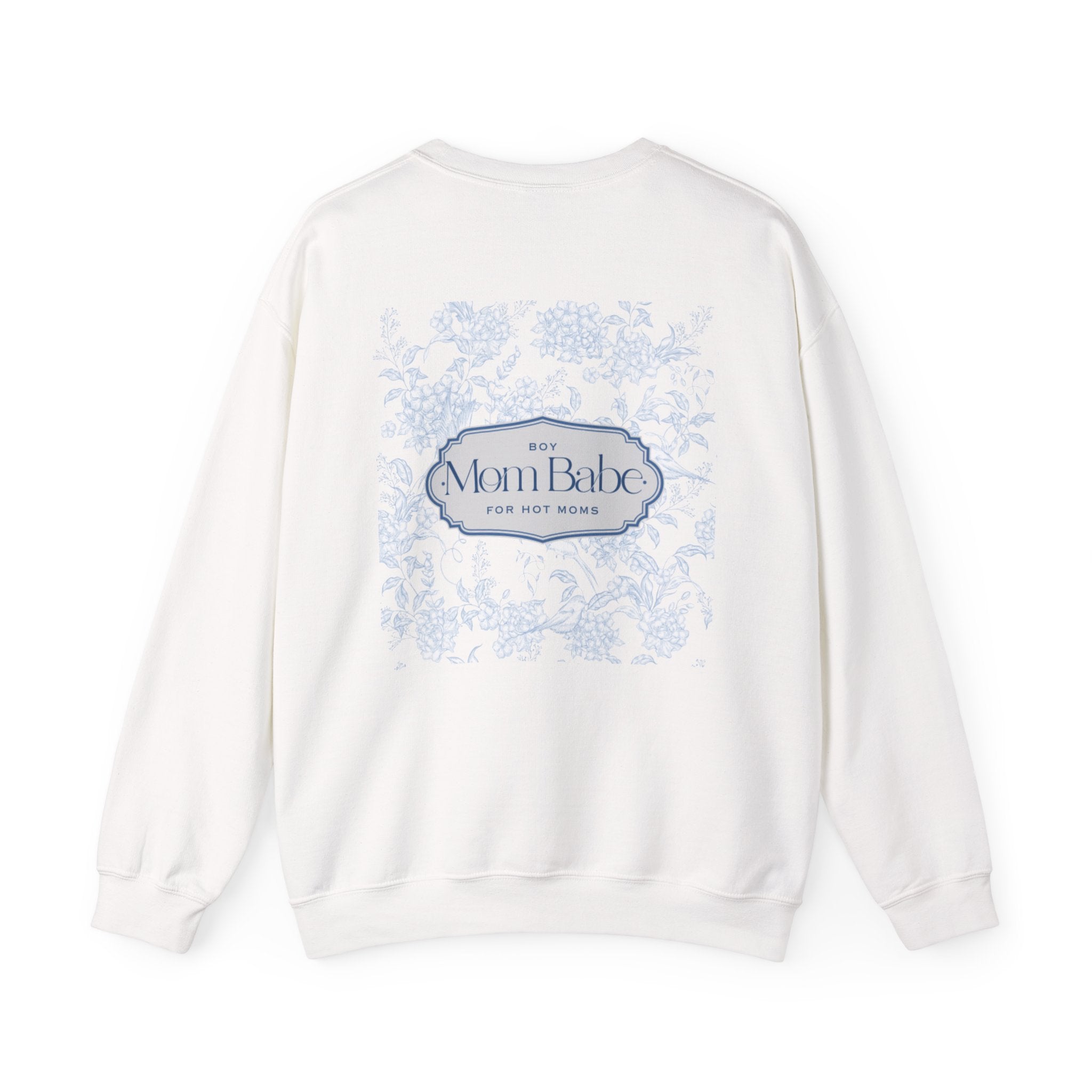 Boy Mom Babe - Floral Graphic Sweatshirt