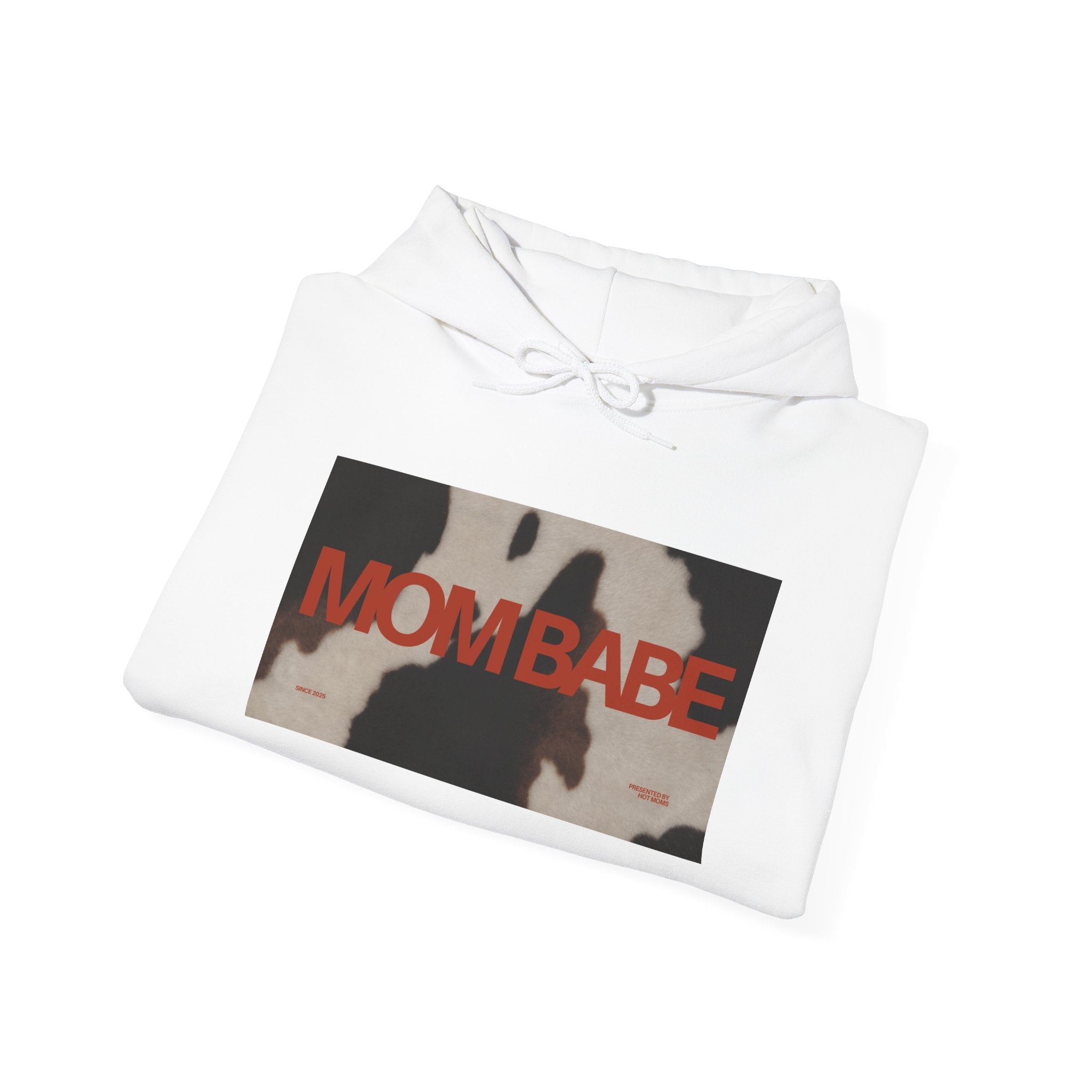 Mom Babe — Cowhide Graphic Hoodie