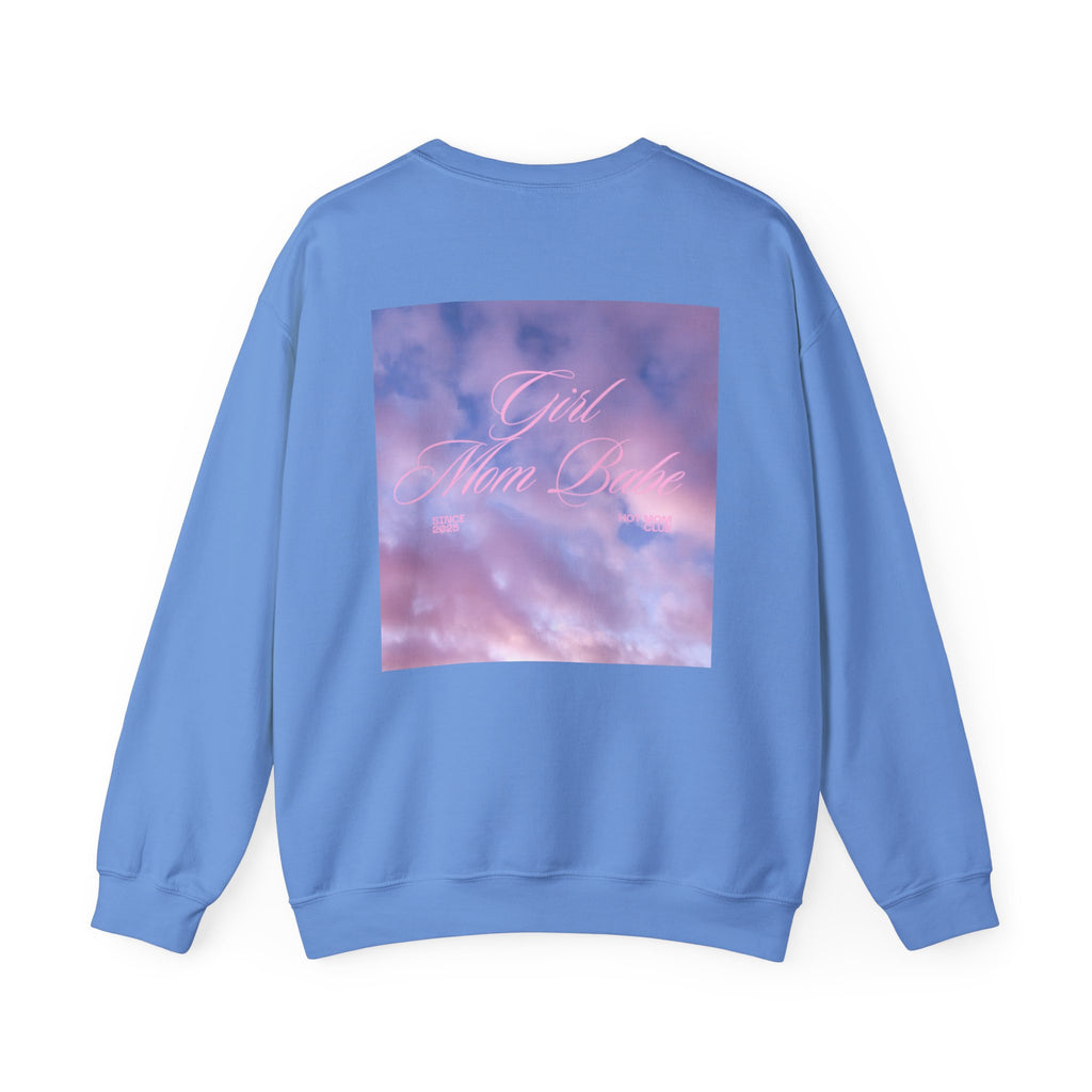 Girl Mom Babe - Cloudy Graphic Sweatshirt