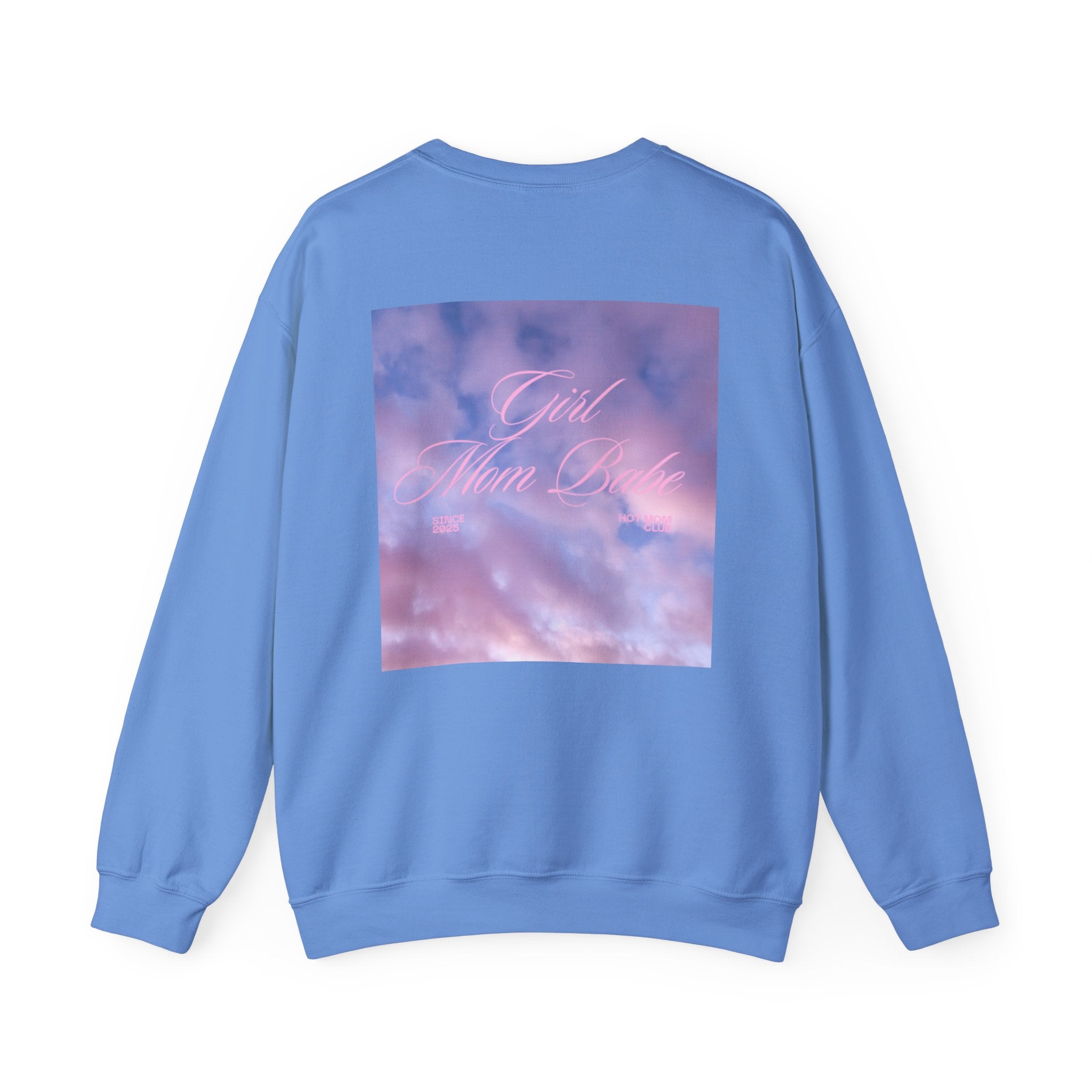 Girl Mom Babe - Cloudy Graphic Sweatshirt