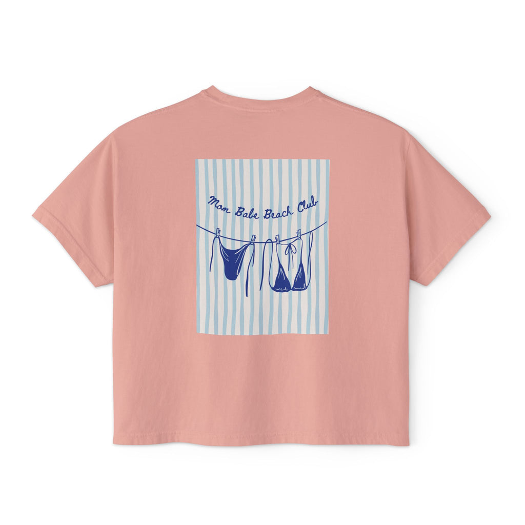 Mom Babe Beach Club - Bikini Graphic Tee