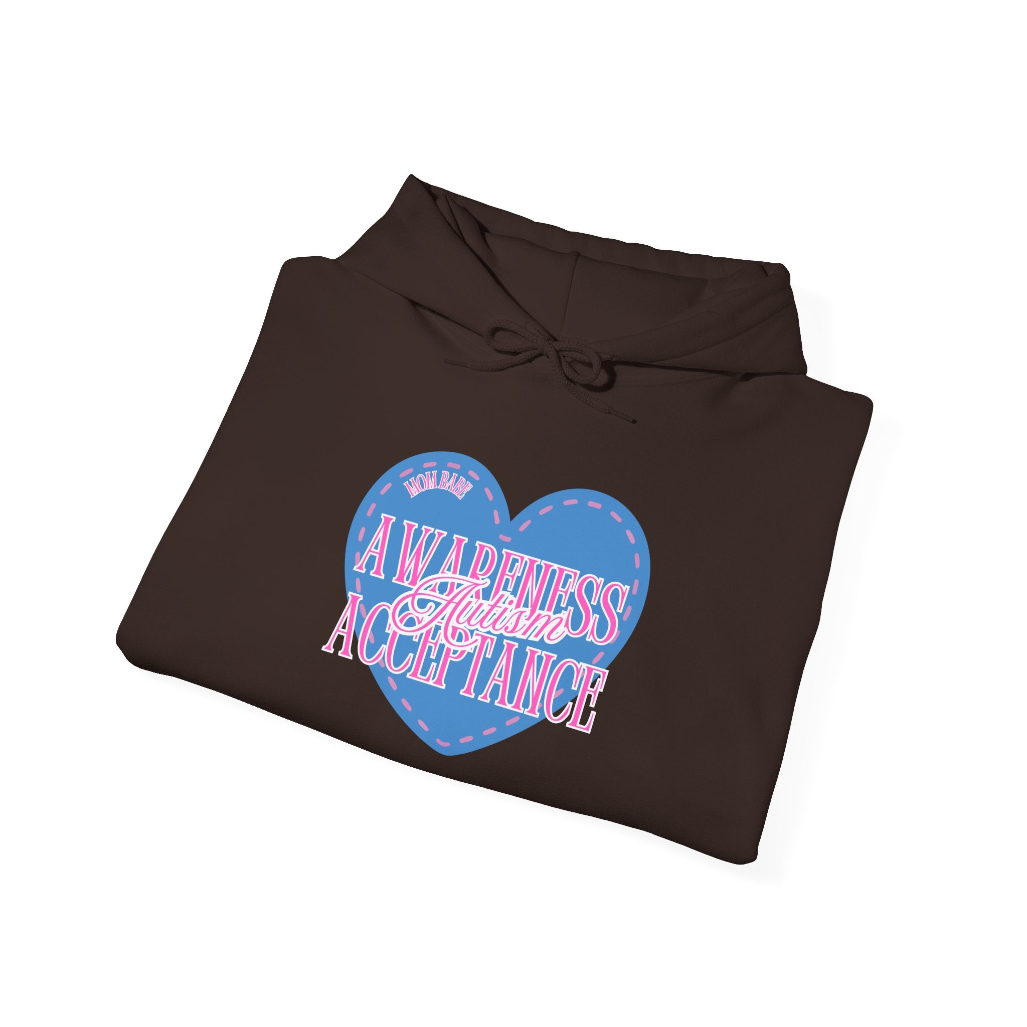 Autism Awareness and Acceptance — Stitched Heart Hoodie