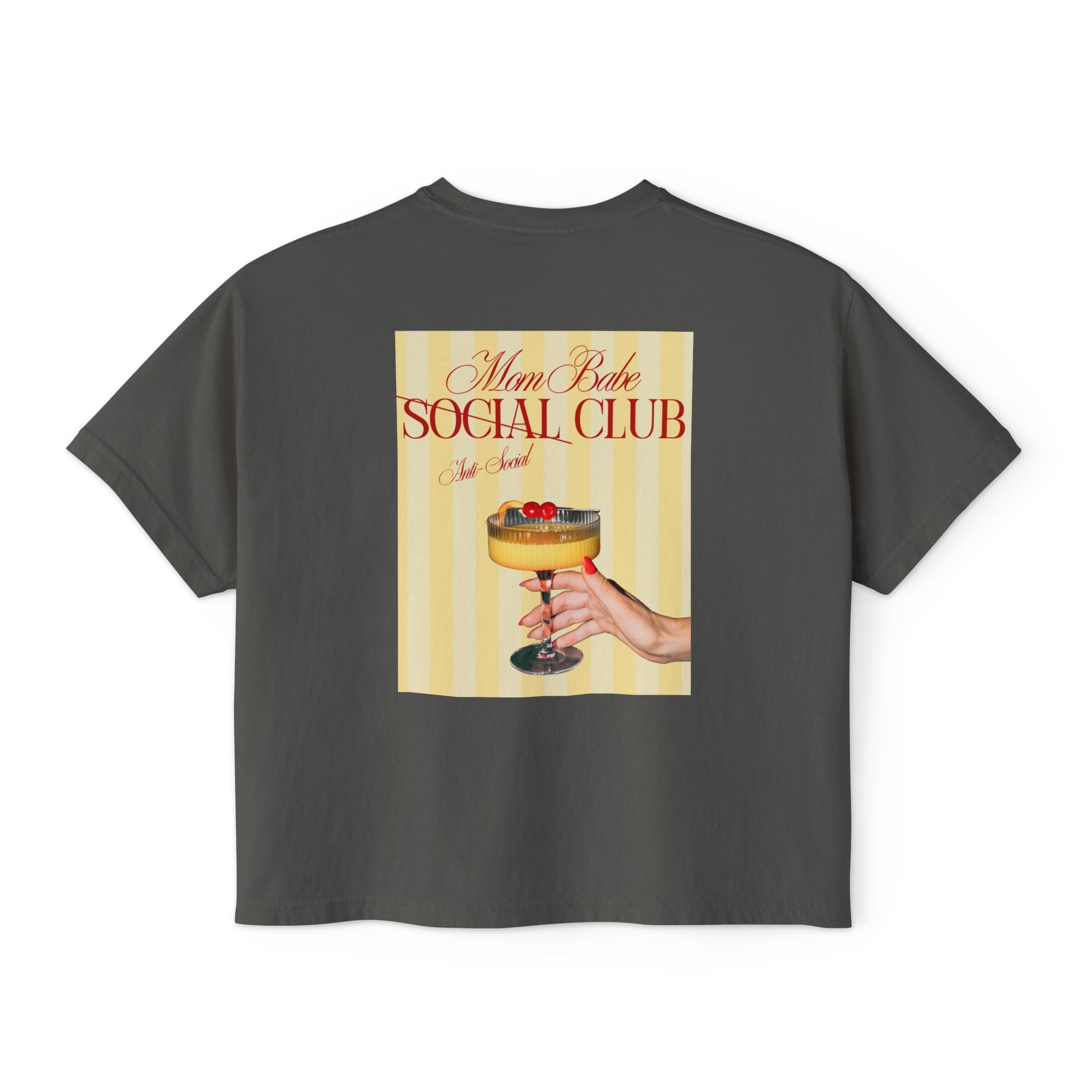 Mom Babe Anti-Social Club - Cocktail Graphic Tee