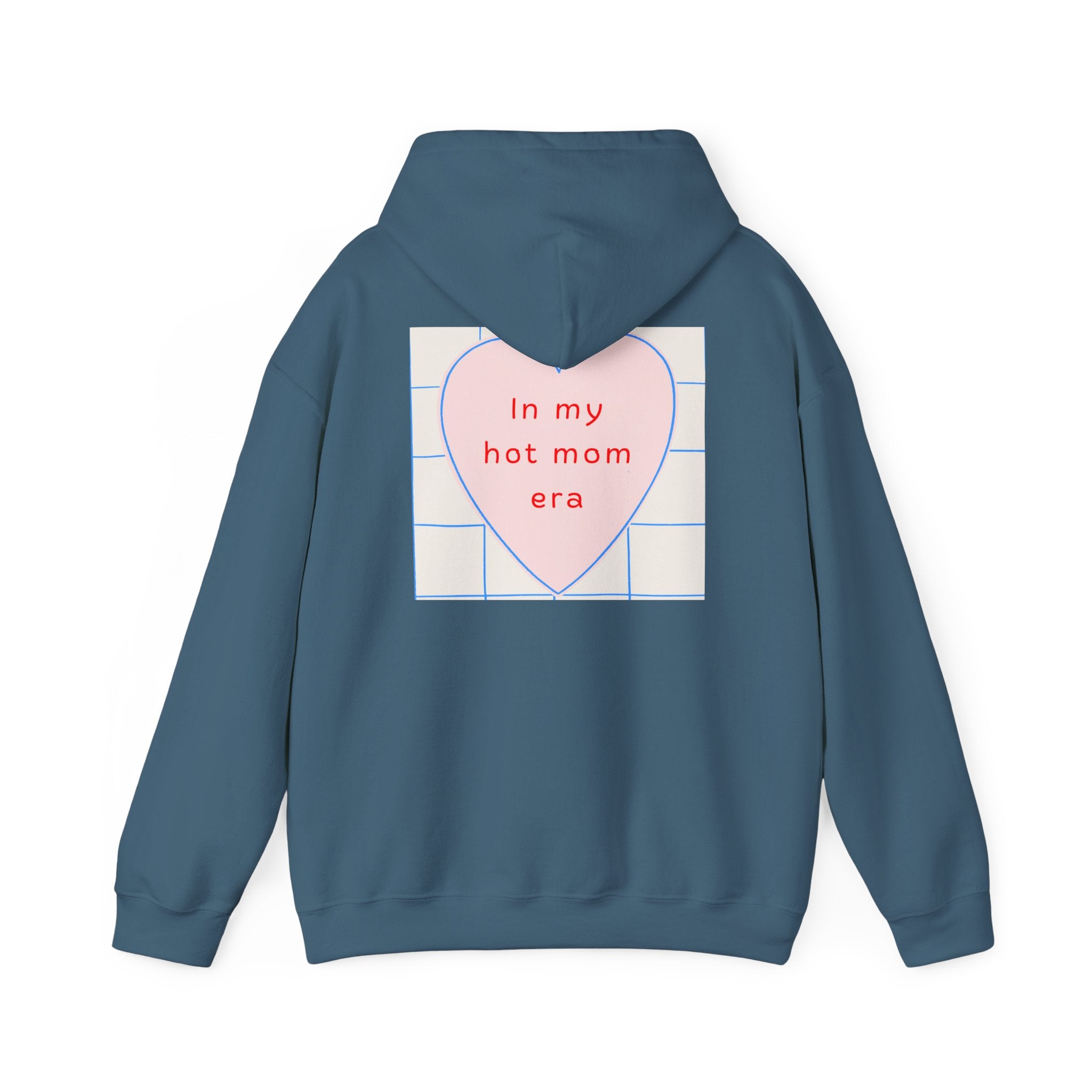 In My Hot Mom Era - Heart Graphic Hoodie