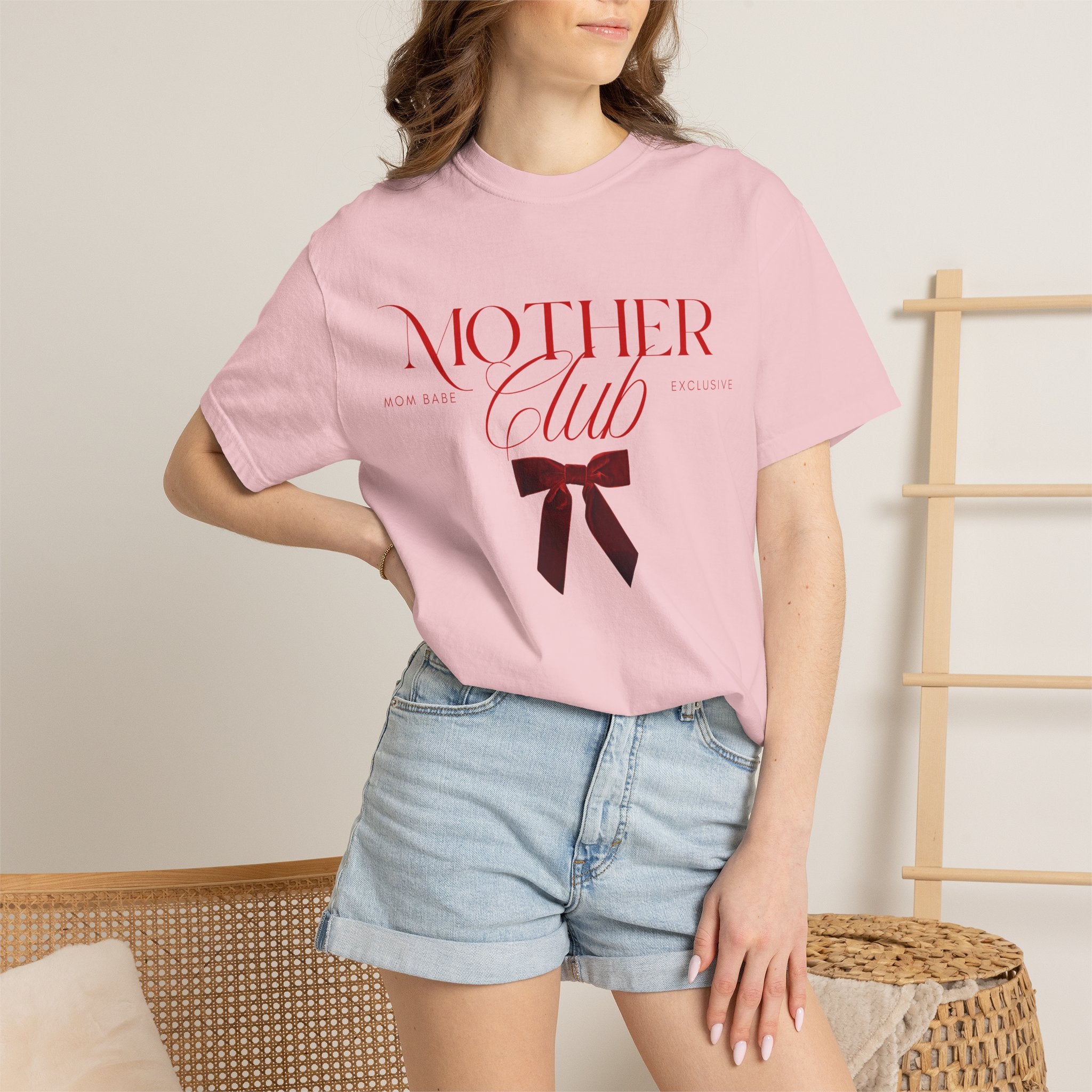 Mother Club Mom Babe Exclusive Tee - Ruby