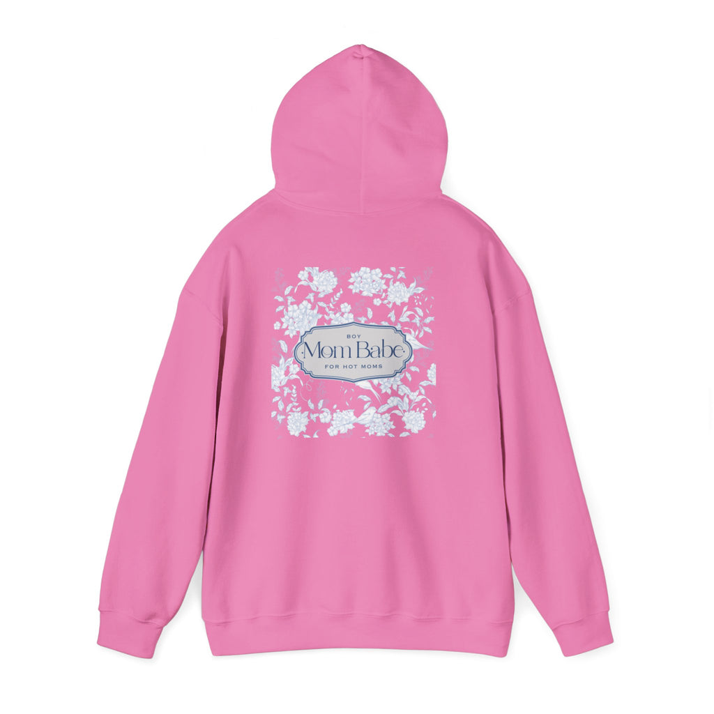 Boy Mom Babe - Floral Graphic Hoodie
