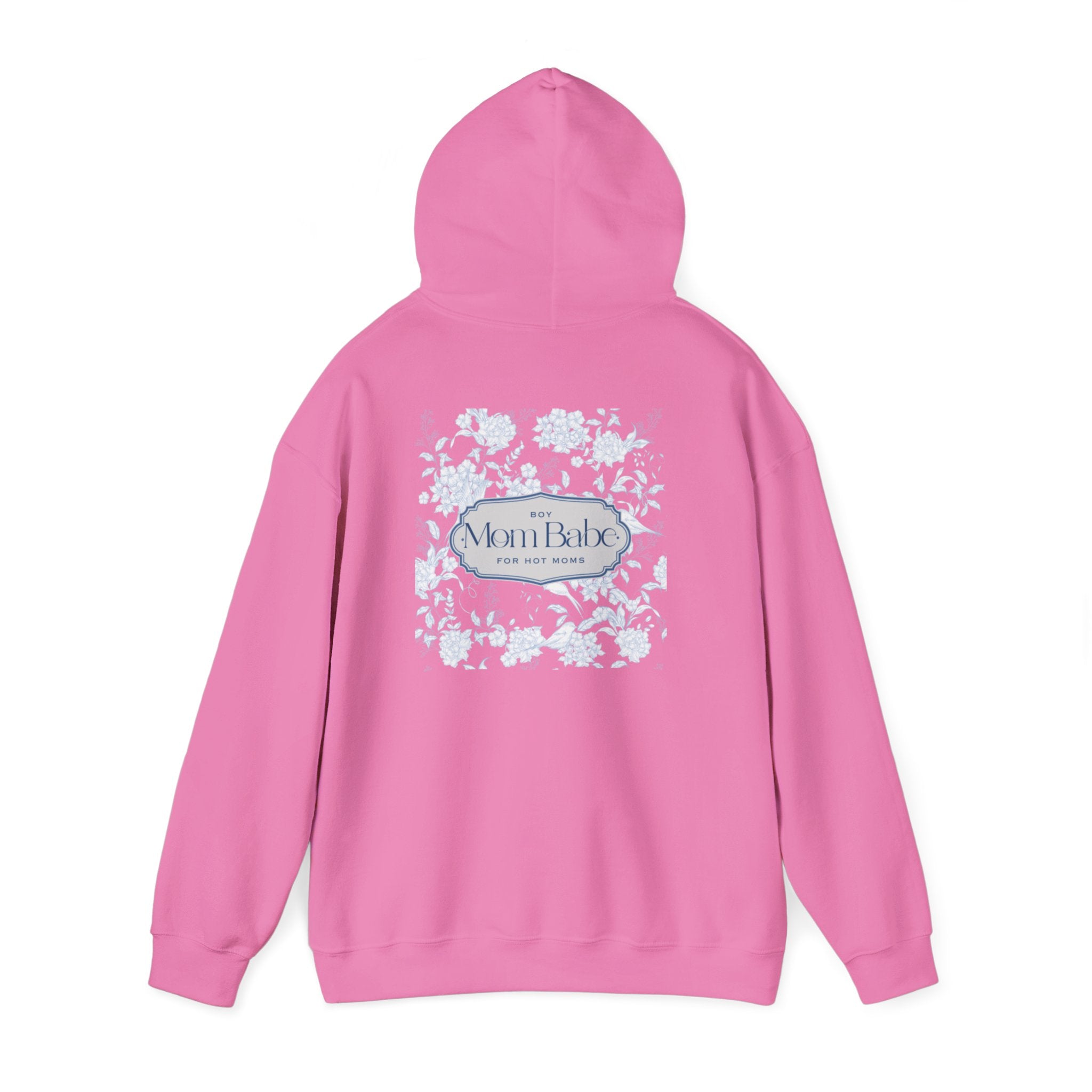 Boy Mom Babe - Floral Graphic Hoodie