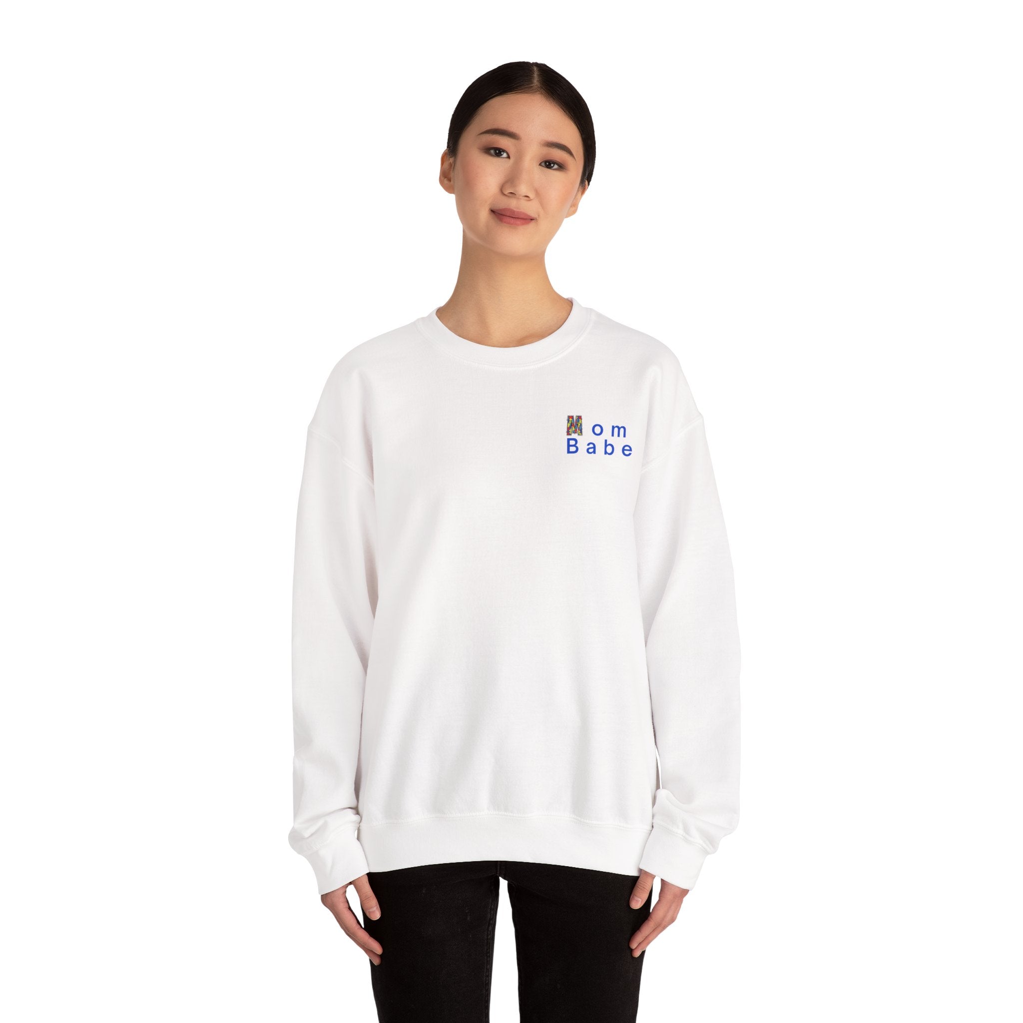 Mom Babe Autism Advocate - Graphic Sweatshirt