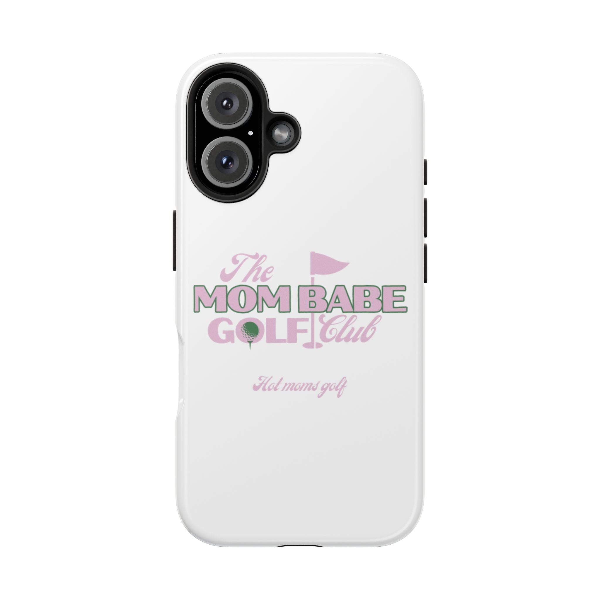 The Mom Babe Golf Club - Pink Vintage Golf Tough Phone Case