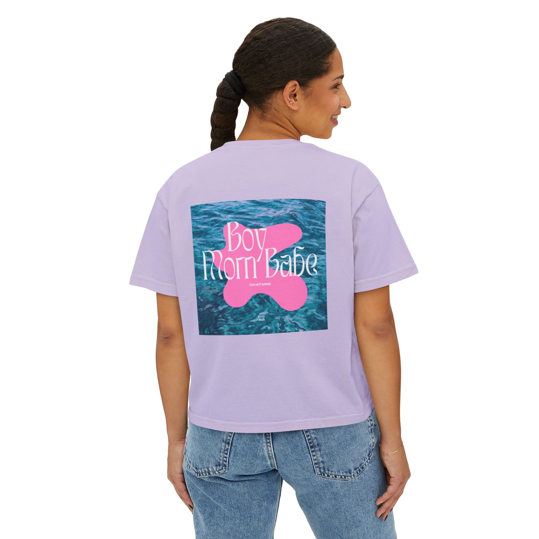 Boy Mom Babe — Water Graphic Tee