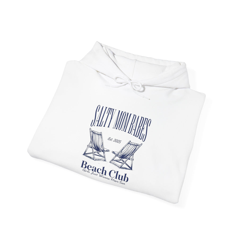 Salty Mom Babes Beach Club- Girls Just Wanna Have Sun Graphic Hoodie