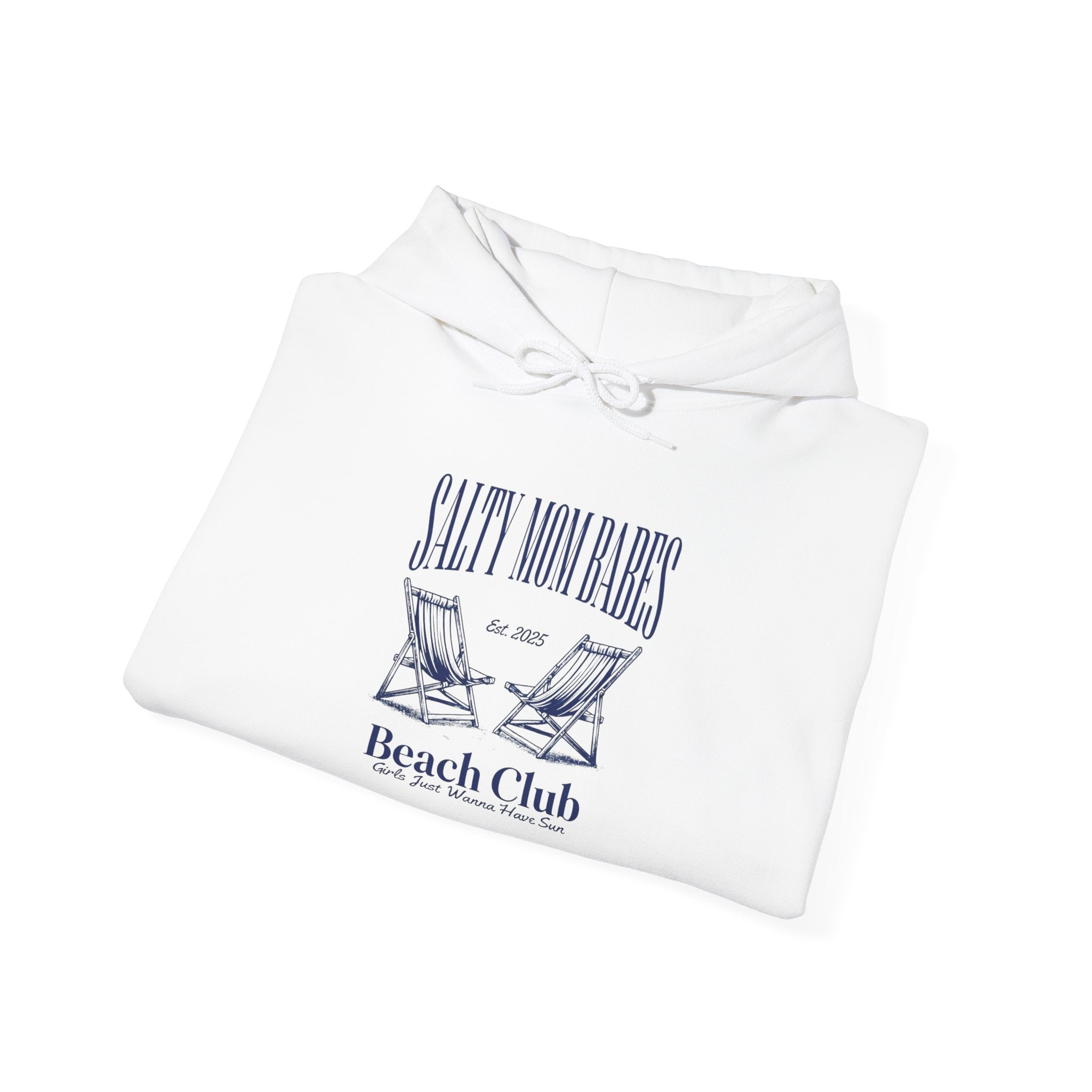Salty Mom Babes Beach Club- Girls Just Wanna Have Sun Graphic Hoodie