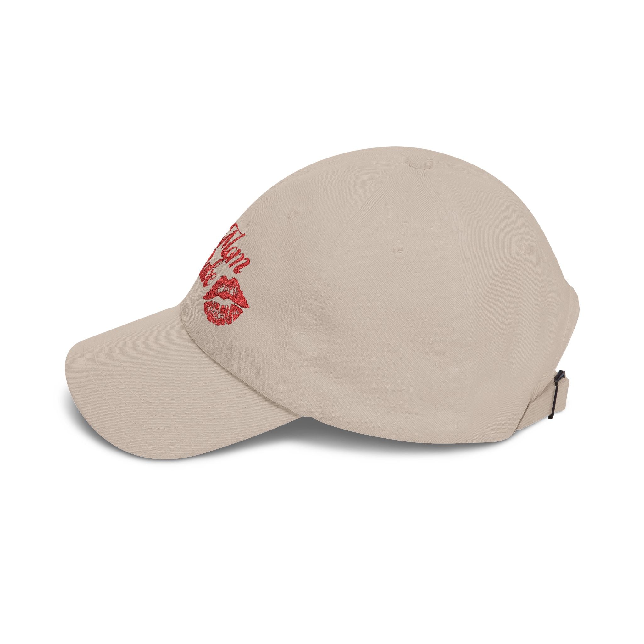 Boy Mom Babe - Kiss Graphic Embroidered Cap
