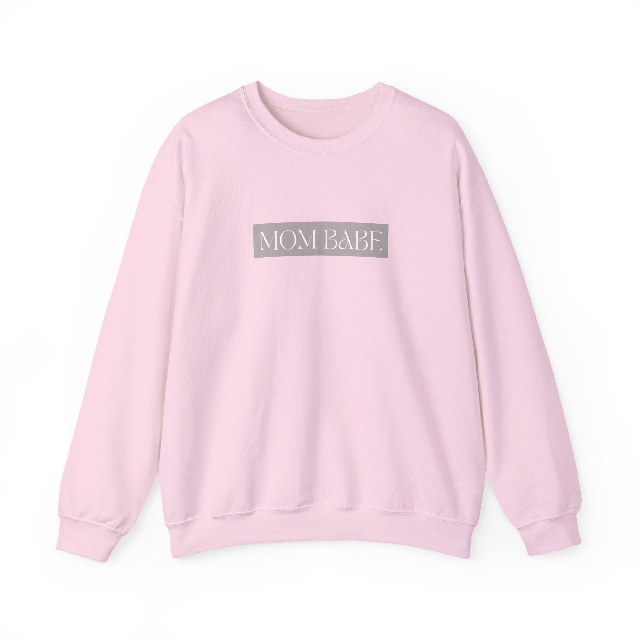 Pilates Mom Babe Club — Workout Graphic Sweatshirt (White Print)