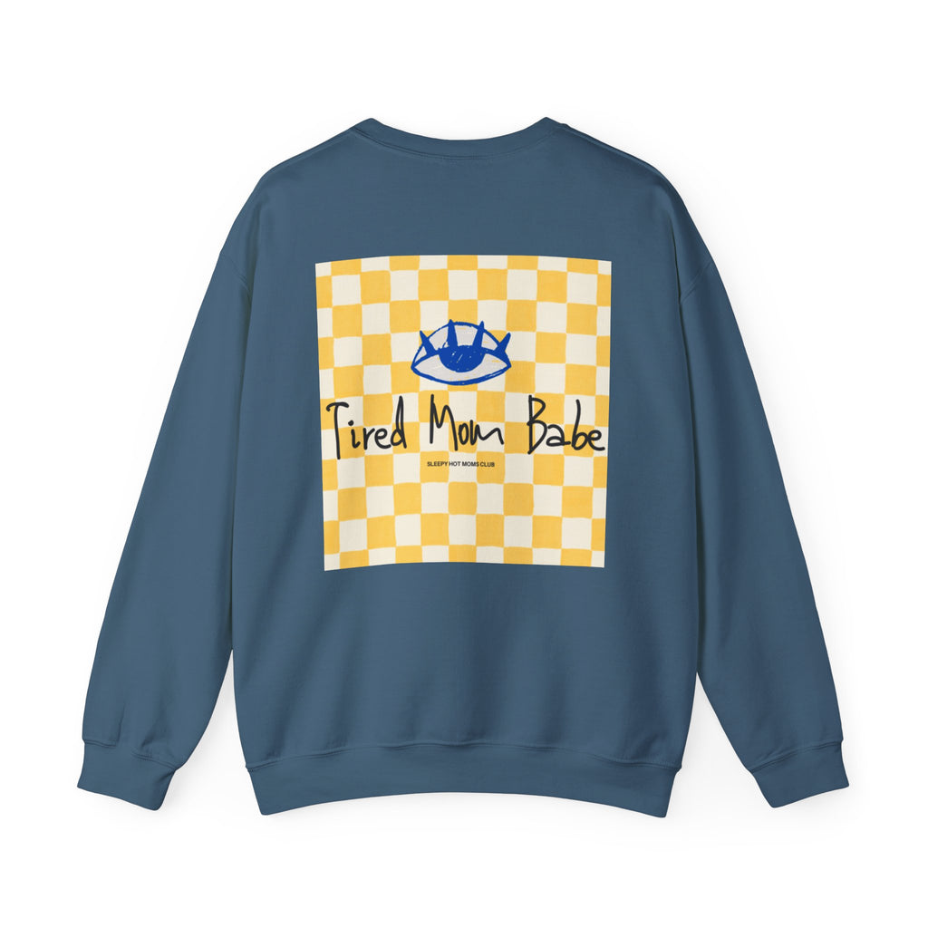 Tired Mom Babe - Eye Graphic Sweatshirt