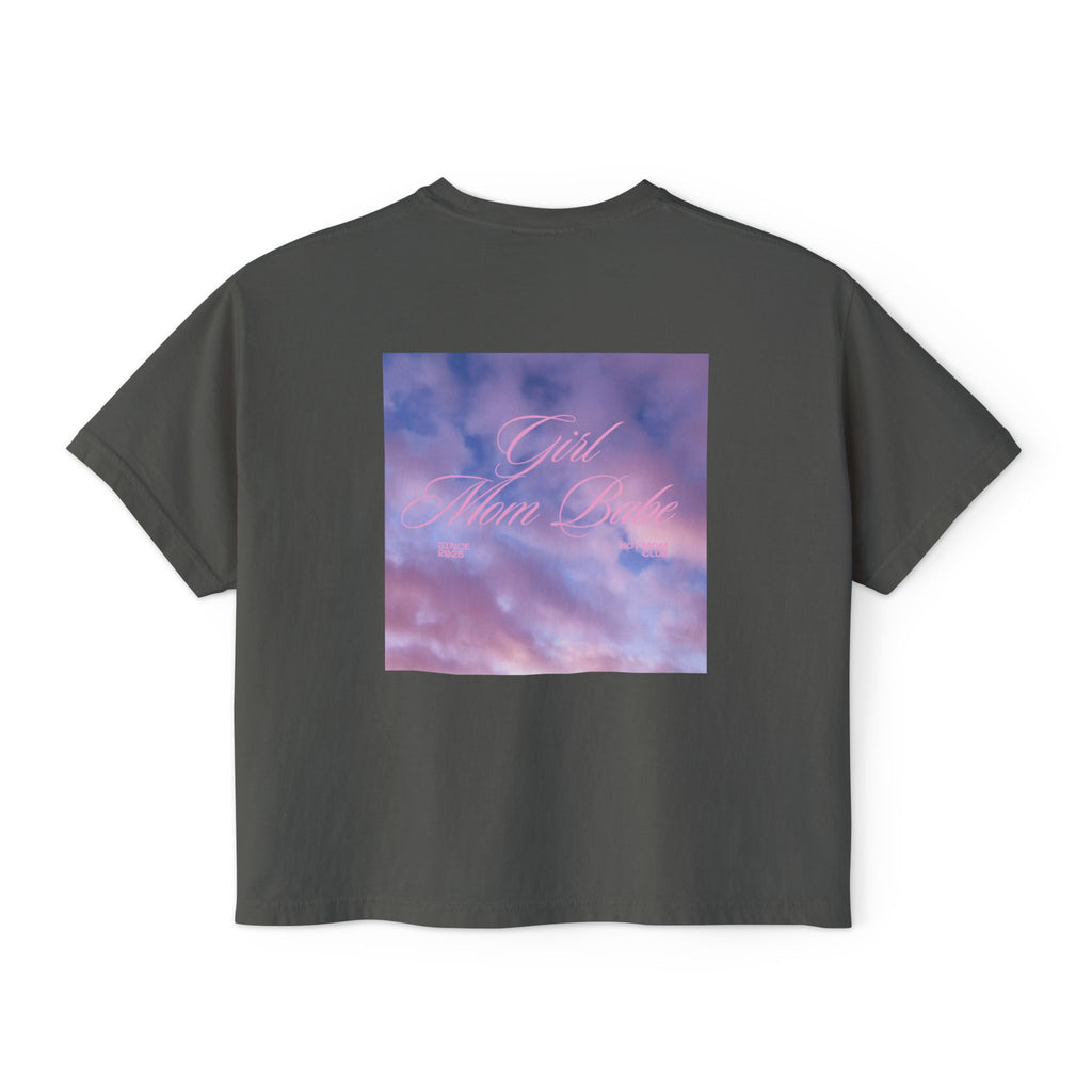 Girl Mom Babe - Cloudy Graphic Tee