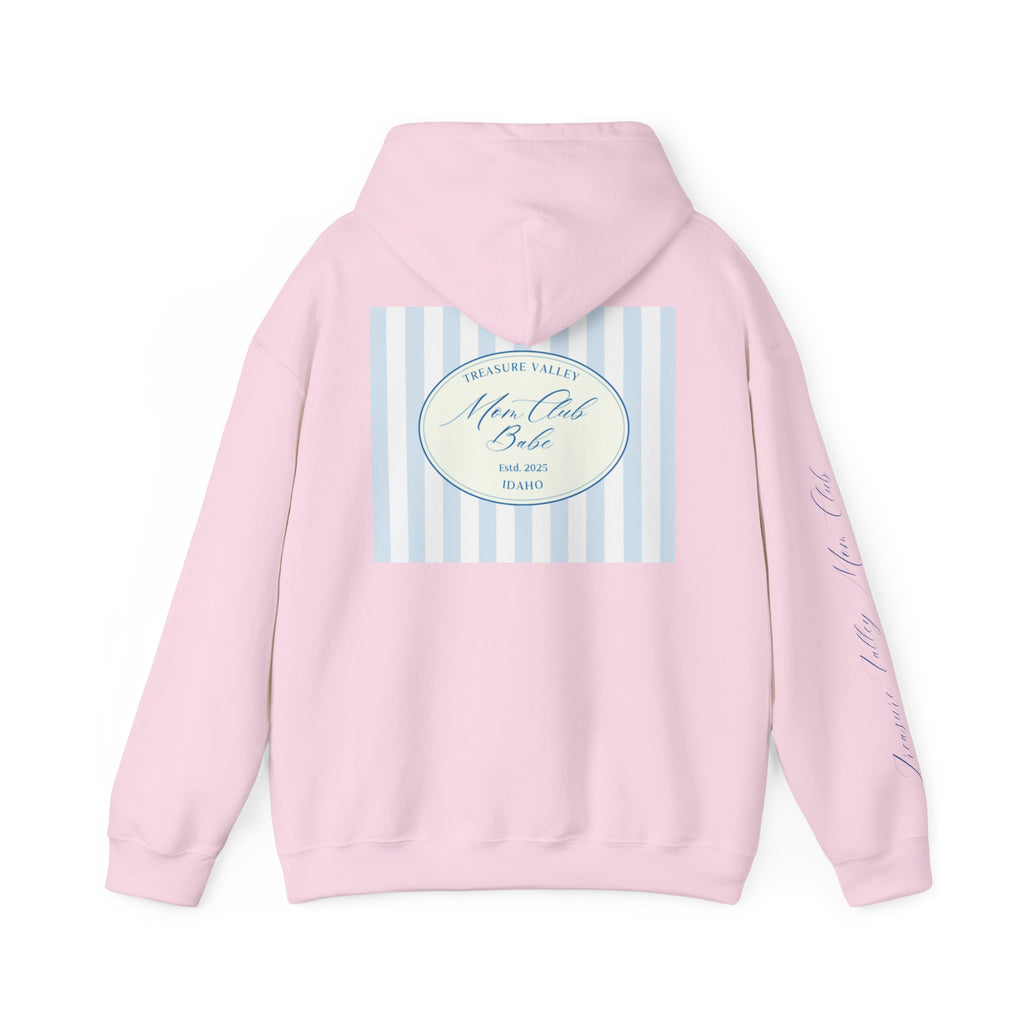 Treasure Valley Mom Club - Striped Graphic Hoodie
