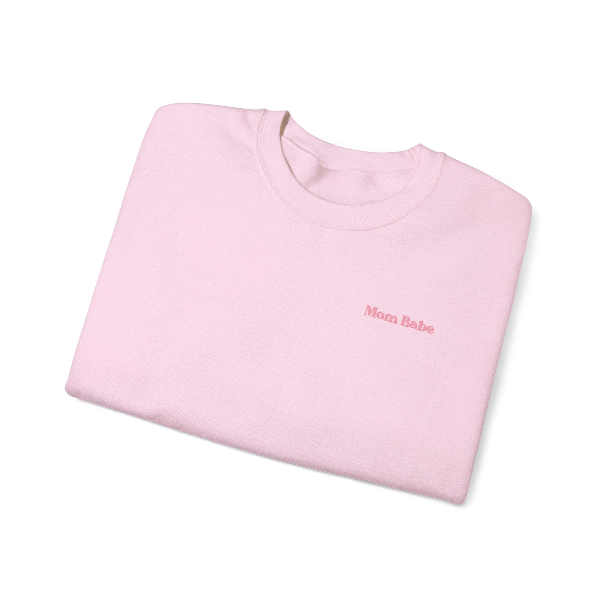 Do It For The Plot Mom Babe - Striped Graphic Sweatshirt