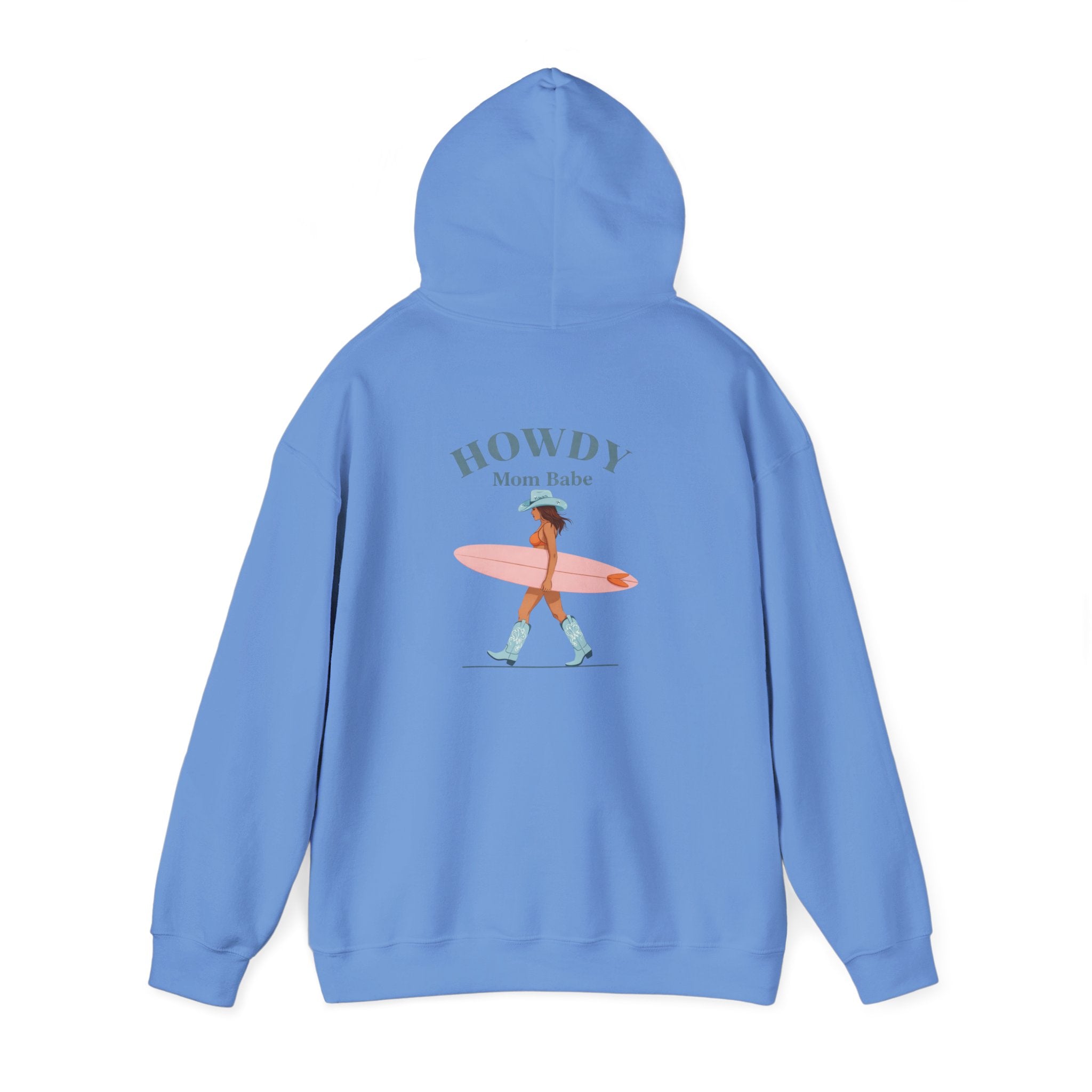 Howdy Mom Babe — Surf Girl Graphic Hoodie