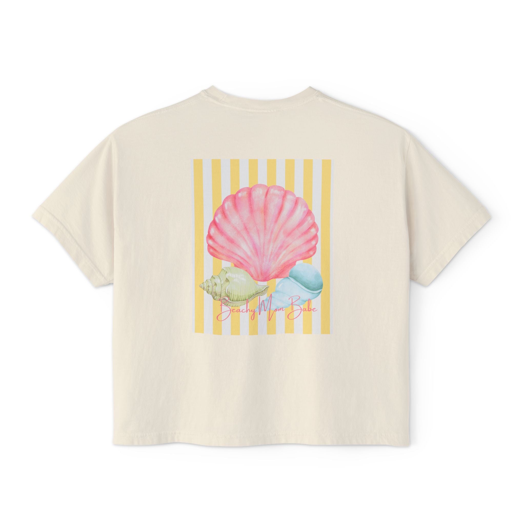 Beach Mom Babe - Pastel Shell Graphic Tee