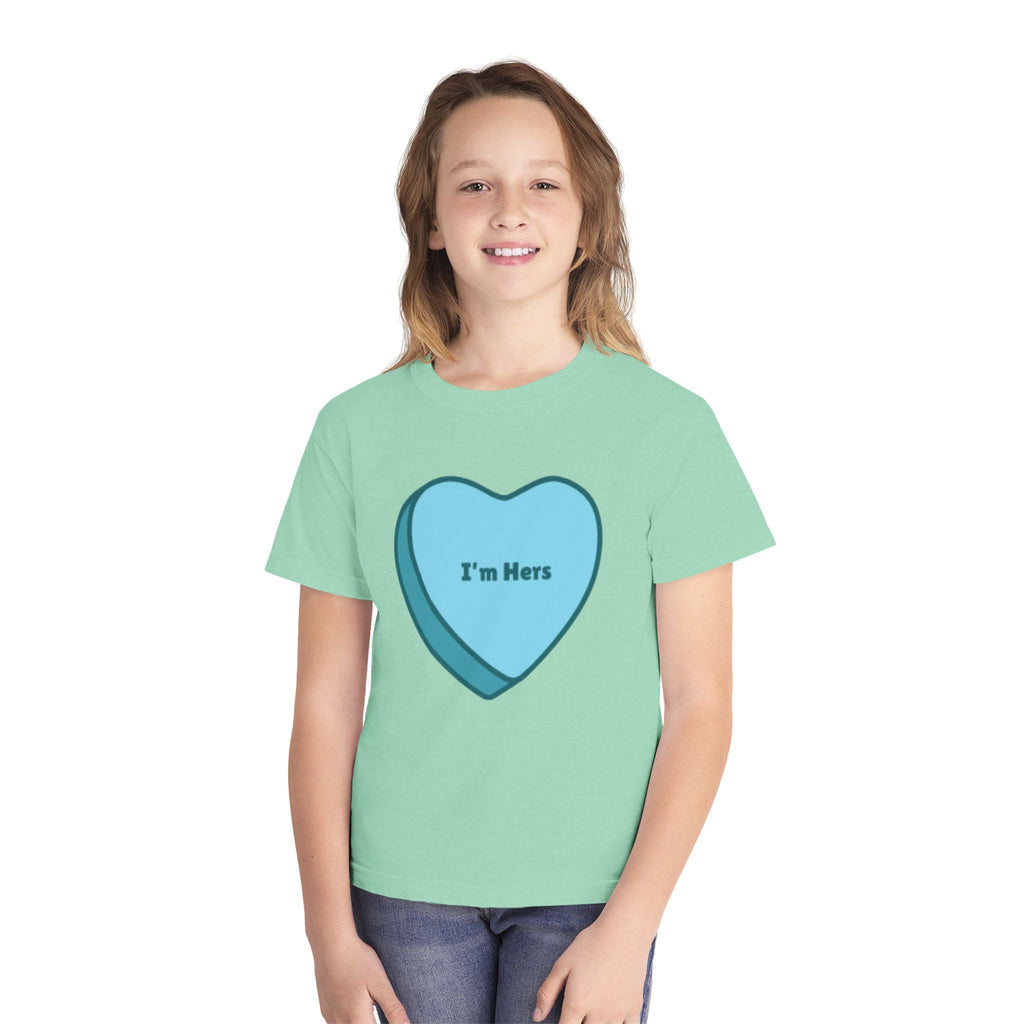 Children's - I'm Hers - Conversation Heart Graphic Tee