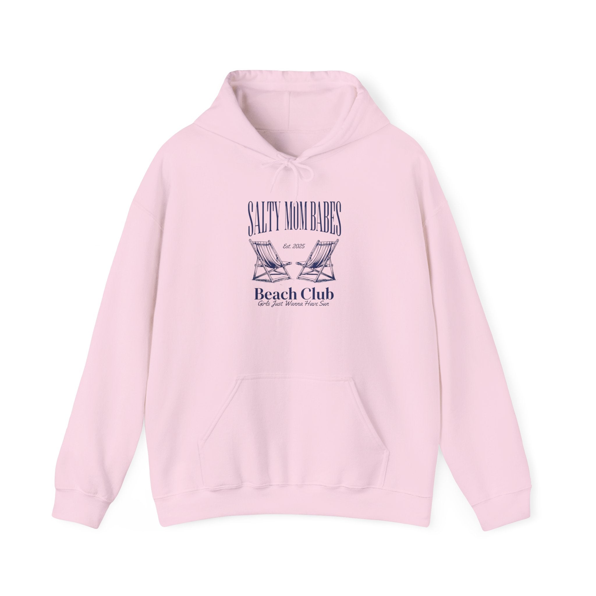 Salty Mom Babes Beach Club- Girls Just Wanna Have Sun Graphic Hoodie