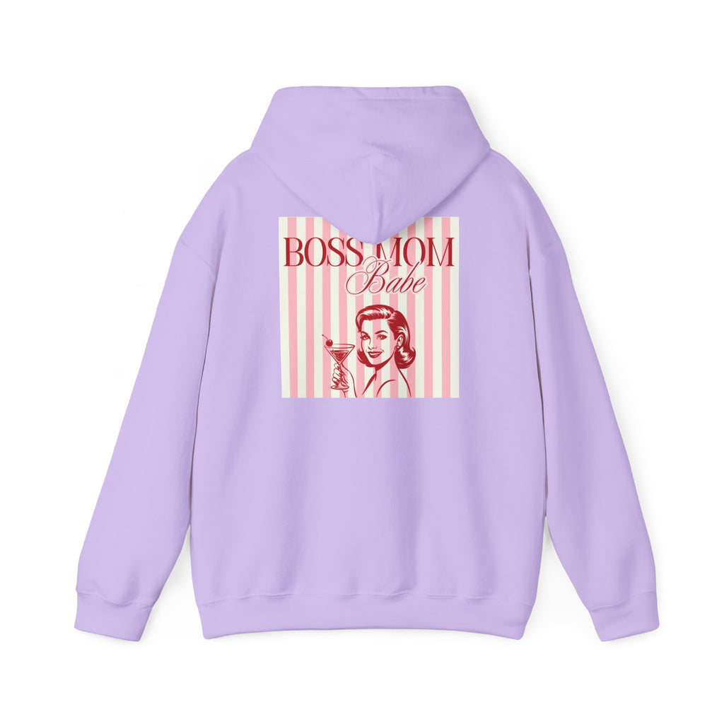Boss Mom Babe — Vintage Retro Graphic Hoodie