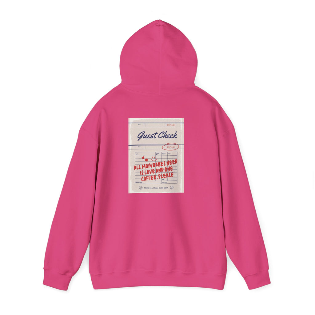 All Mom Babes Need - Graphic Check Hoodie
