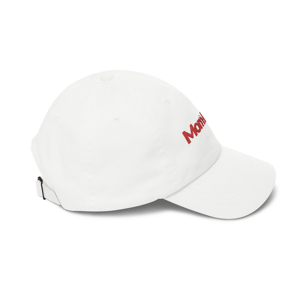 Overstimulated Mom Babe Cap - Red and black Embroidery
