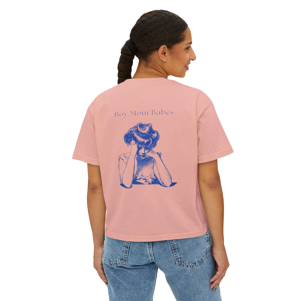 Boy Mom Babe - Vintage Graphic Tee