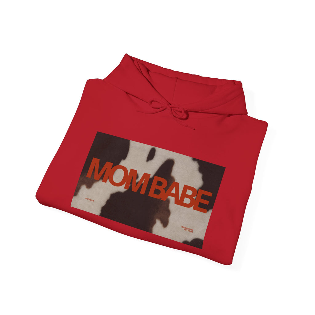 Mom Babe — Cowhide Graphic Hoodie