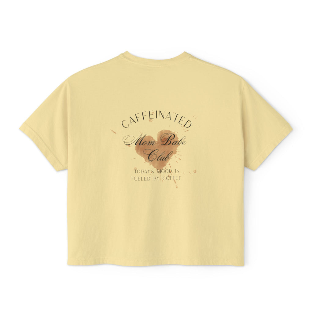 Caffeinated Mom Babe Club - Heart Spill Graphic Tee